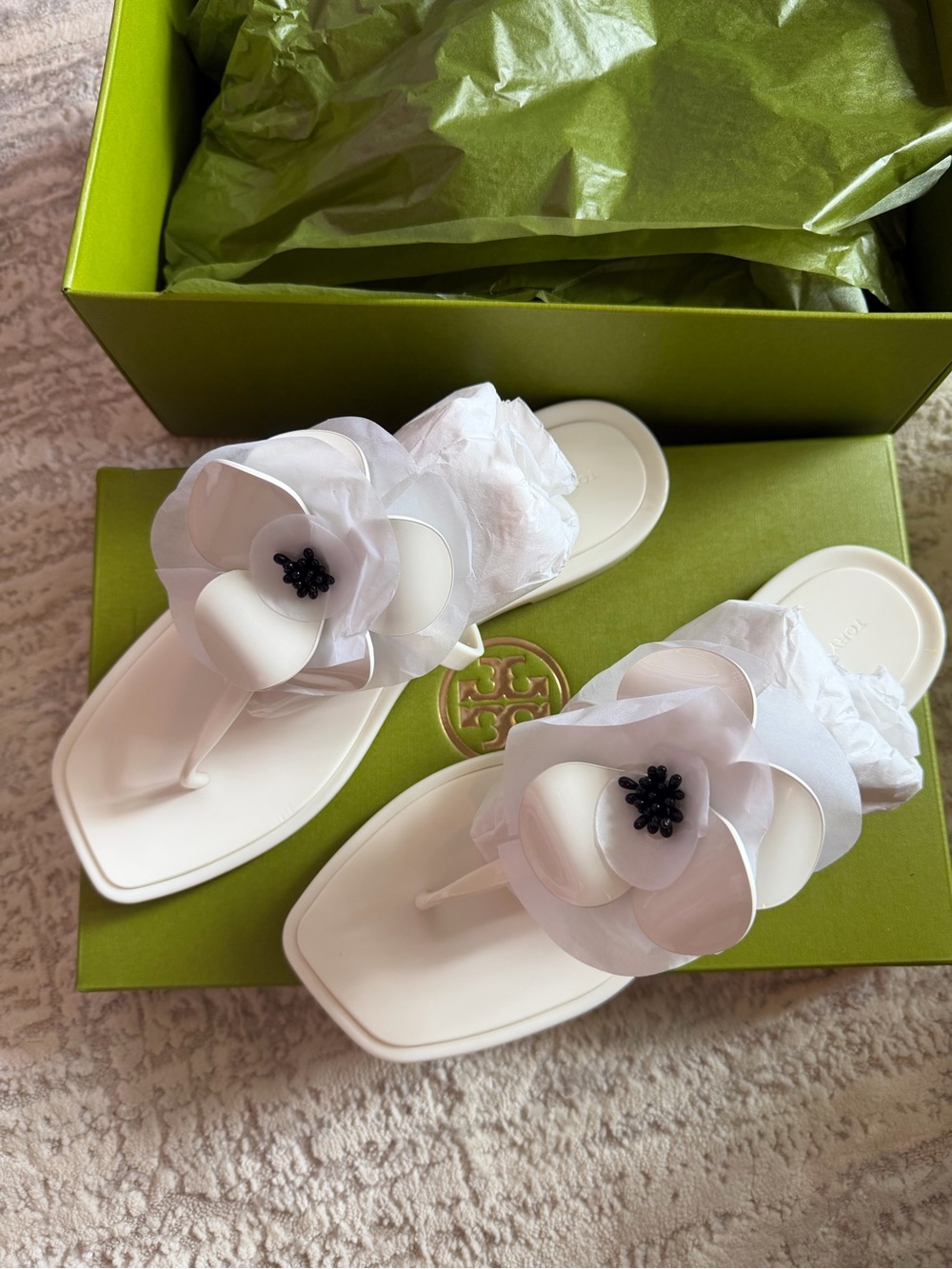 Tory Burch Floral Thong Sandals - Picture 3 of 8